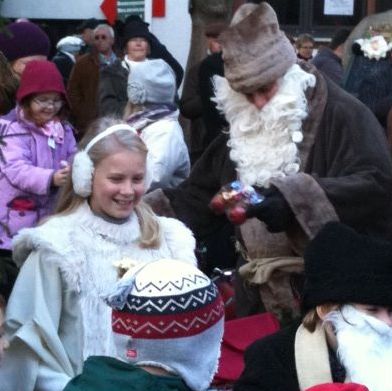Pfälzer Belznickel mit Christkind in Bobenheim 2010